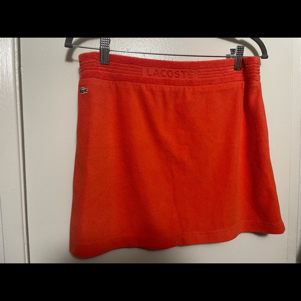 Lacoste womens  skirt orange